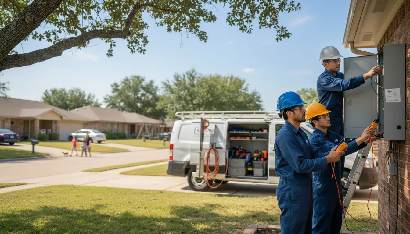 Certified electrician providing emergency electrical services in Lowgap, NC
